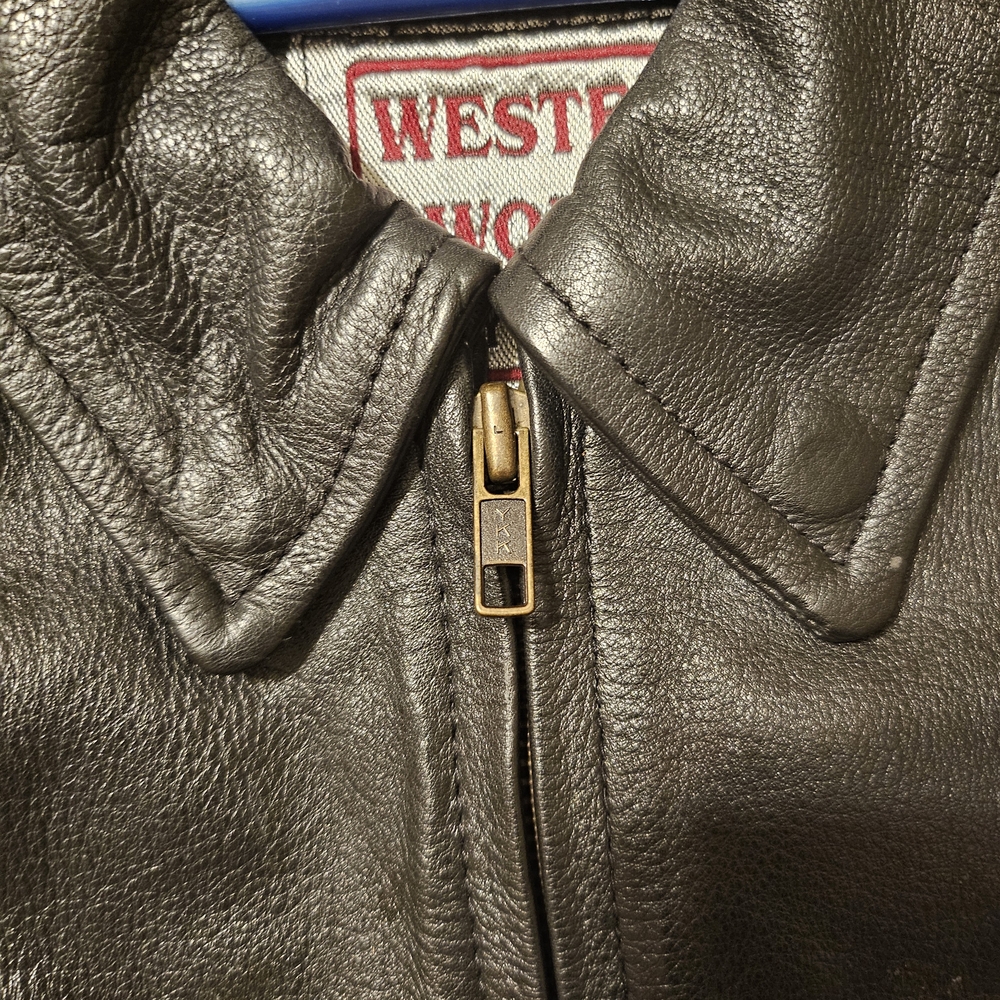 Western World by Shaf Leather Vest Black with Black And Brown Fringe Women’s 3XL - Picture 16 of 16